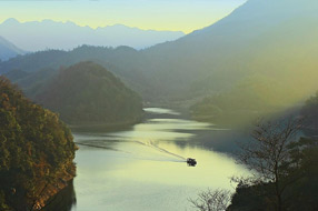 天池秋景